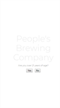 Mobile Screenshot of peoplesbrew.com